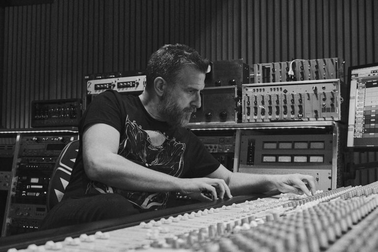 Christophe in the studio